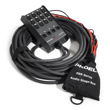 Proel EBN1204 Audio Stage Box 12 IN / 4 OUT - 25m