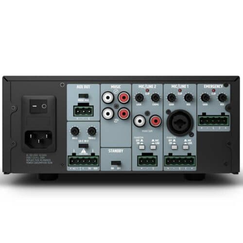 LD Systems IMA 60 – Installation Mixing Amplifier 65W 4 Ohms / 100 V / 70 V