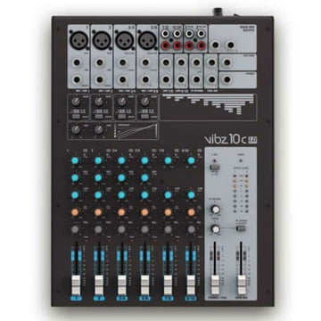 LD Systems VIBZ 10PA – 10 Channel Mixing Console with Compressor
