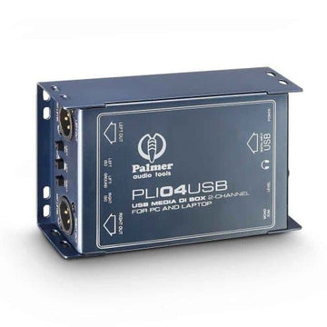 Palmer PLI04USB 2 Channel USB DI Box and Line Isolator
