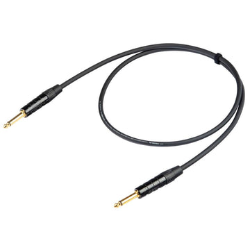 Proel Challenger 10m Black Instrument Cable 6.3mm - 6.3mm Jack
