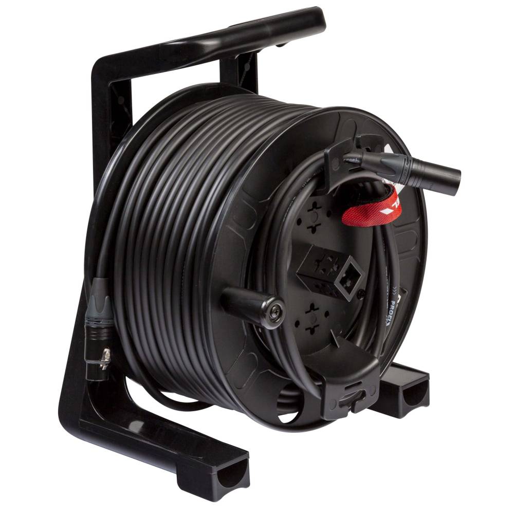 Proel ESO290R050 Cable Drum with Microphone Cable - 50m