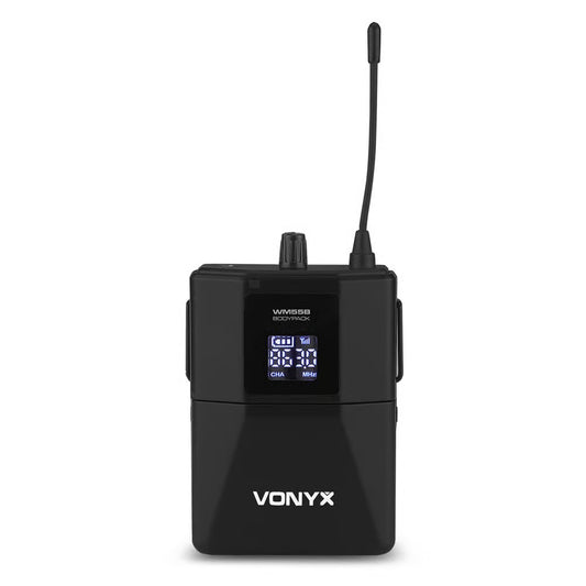 Vonyx WM55B Wireless Bodypack Microphone Set UHF