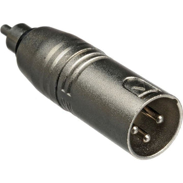 764312 Adaptor 3 Pin XLR (M) to Phono RCA (M)