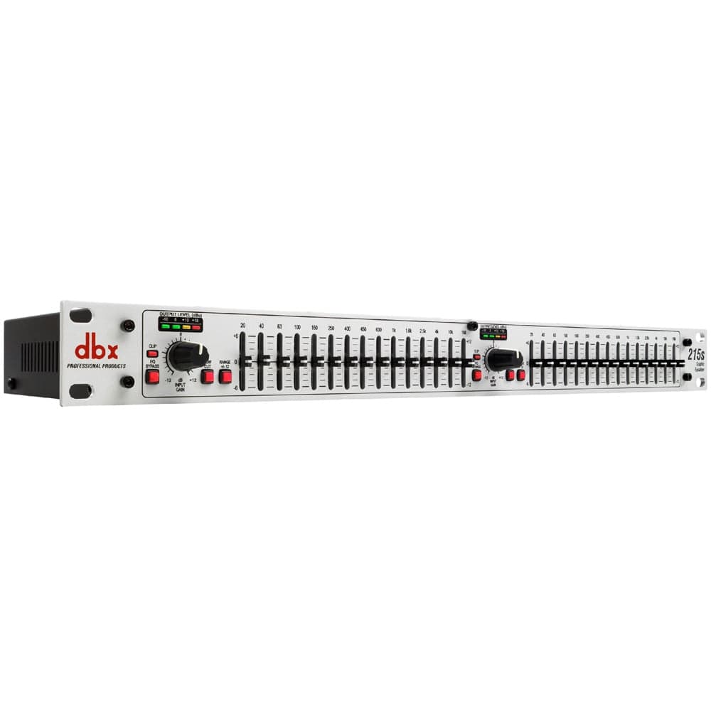 DBX 215S Dual 15 Band Graphic Equalizer – Silver