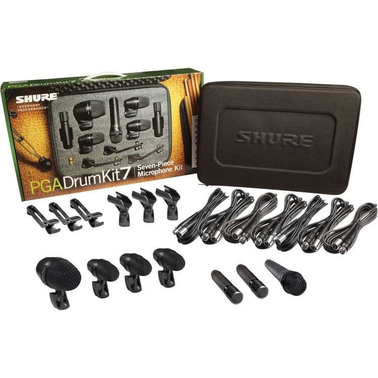 Shure PGA DRUM KIT 7 Seven Piece Drum Microphone Kit