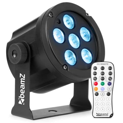 Beamz Slimpar 30 6x3W LED Parcan with IRC Pack of 12