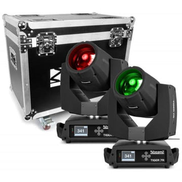 Beamz Tiger 7R Moving Head Hybrid Pair