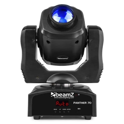 Beamz Panther-70 LED Moving Head Spot with IRC Remote