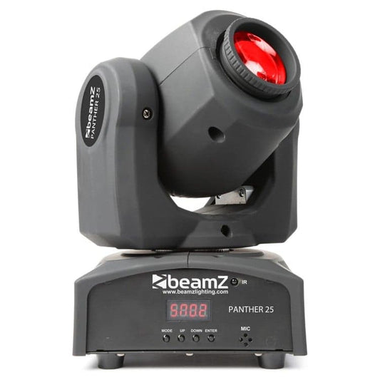 Beamz PK-Panther25 Pair LED Moving Head Spot Light Package