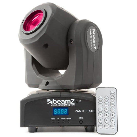 Beamz Panther-40 Led Spot Moving Head IRC