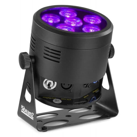 Beamz BBP66 Battery Powered LED Parcan 6X 6W