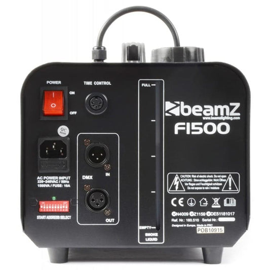 Beamz F1500 Fazer with DMX and Timer Remote 1500W