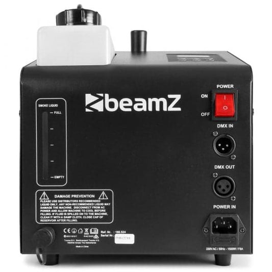 Beamz SB1500-LED Smoke &amp; Bubble Machine with LED Wash