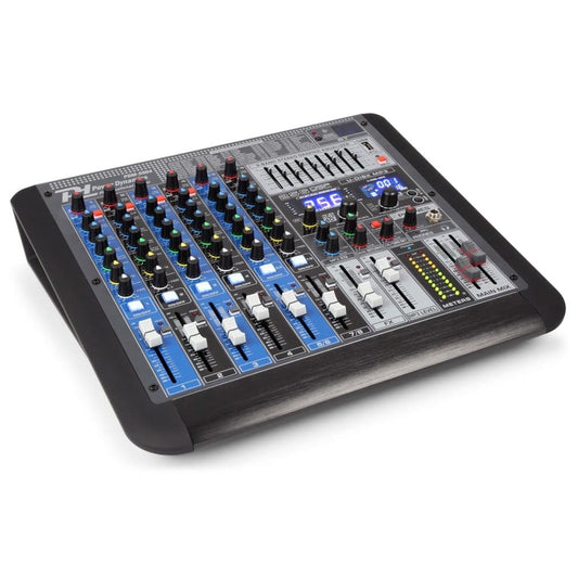 Power Dynamics PDM-S804 PA Mixer 8 Channel FX and BT MP3 Player