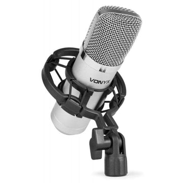 Vonyx CM400 Studio Condenser Microphone – Silver