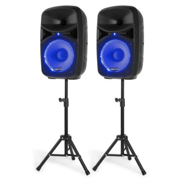 Vonyx VPS102A Active Speaker Set 10 Inch LED MP3 BT