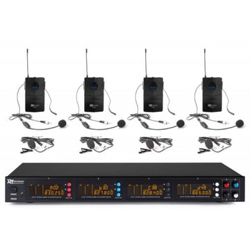 Power Dynamics PD504B Wireless Bodypack Microphone Set