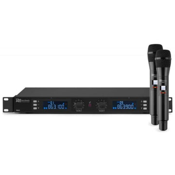 Power Dynamics PD632H Dual Wireless Handheld Microphone System