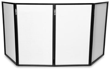 Vonyx DJ Screen Foldable DJ Facade – 4 Lycra Panels