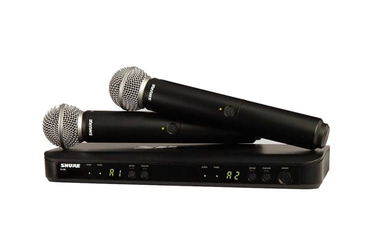 Shure BLX288SM58 M17 Dual Wireless Handheld Microphone System