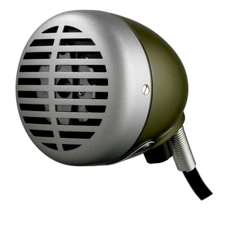 Shure 520DX “Green Bullet” Dynamic Harmonica Microphone