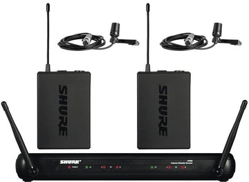 Shure SVX188CVL-J9 Dual Wireless Lapel Microphone System