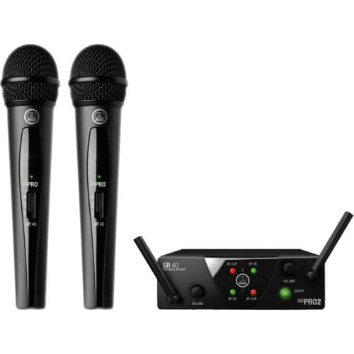 AKG WMS40 Vocal AC Dual Handheld Microphone System