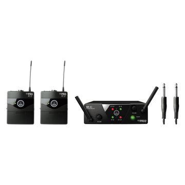 AKG WMSS40DIAC Mini Dual Wireless Instrument Microphone System – Band A/C