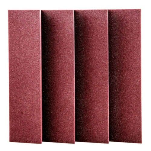 Soundproof Foam Panel AVE ISOWEDGE-B 100 Pack- Burgundy