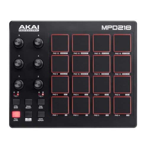 Akai MPD218 Drum Machine with MPC Style Pads