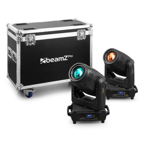 BeamZ Pro IGNITE300LED Moving Head BSW 2pcs – Flightcase