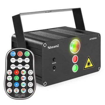 Beamz Athena – RG Gobo Laser System with Battery