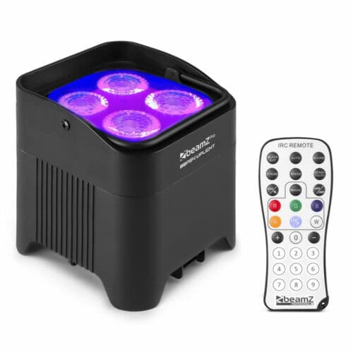 Beamz BBP54 – Uplight IP65 4x12W Battery Wireless DMX