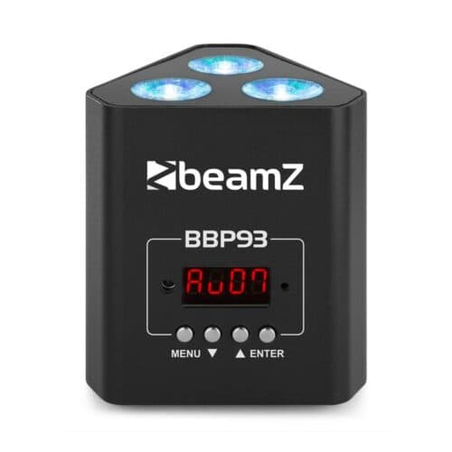 Beamz BBP93 – Uplight Par 3x10W 4in1 DMX IRC