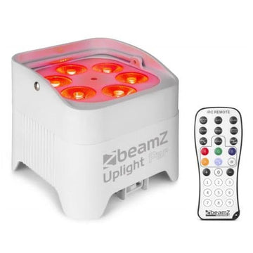 Beamz BBP96SW Battery Uplight Par 6x12W WDMX