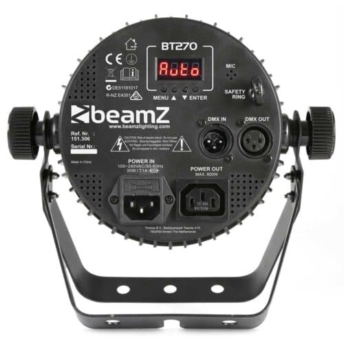 Beamz BT270 – Flat Par 7x6W 4in1 DMX IRC