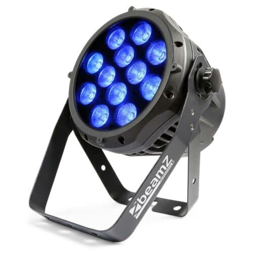 Beamz BWA412 Aluminium 12x 18W 6in1 LED PAR IP65 IRC