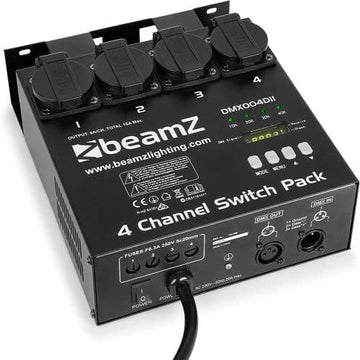 Beamz DMX-004DII 4-Channel Switch Pack for LEDs