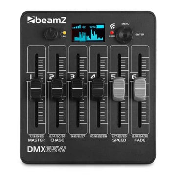 Beamz DMX65W – Wireless Battery Operated DMX Controller