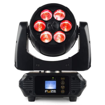 Beamz Fuze 610Z Wash LED 6x10W RGBW Zoom DMX IR