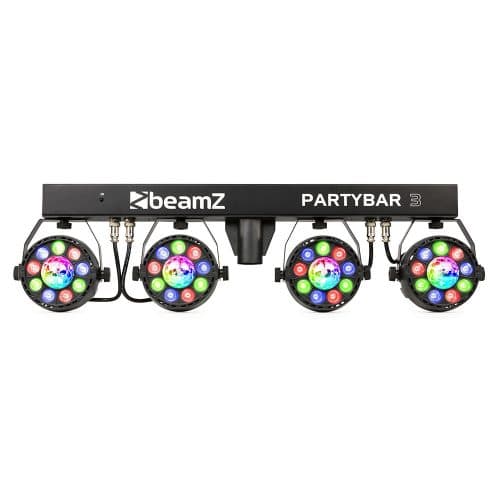 Beamz PartyBar 3 4x Par with Magic Ball