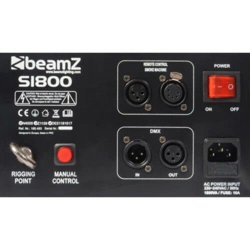 Beamz S1800 – DMX Smoke Machine 1800W