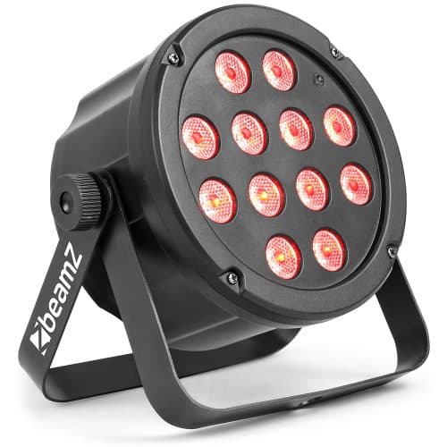 Beamz SlimPAR 35 8-Pack 12x3W LED Parcan with IRC