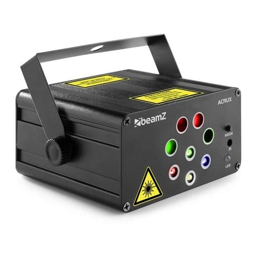 Beamz Acrux Quatro R/G Party Laser System with RGBW LEDs