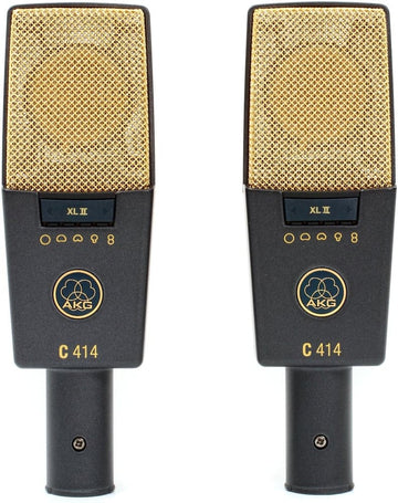 AKG C414 XLII Stereo Set – Matched Pair Multi-Pattern Condenser Microphones