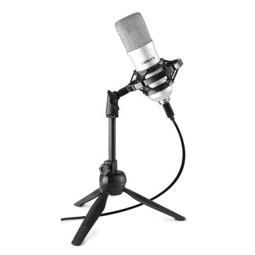 Vonyx CM300S Studio Microphone USB Echo Silver