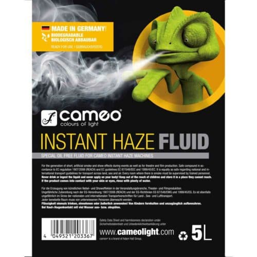 Cameo CLFIH5L Instant Haze Fluid – 5L