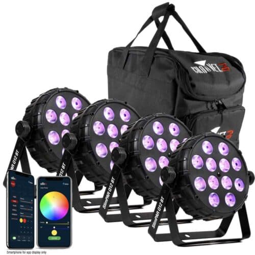 Chauvet DJ SlimPAR Q12BT Pack LED Par Bundle