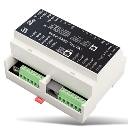 Chromateq DIN-E1024 Ethernet To DMX Stand Alone Interface